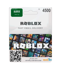 بطاقة روبلوكس 4500 سعودي