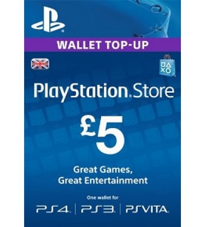 PlayStation Network Card - £5 UK  
