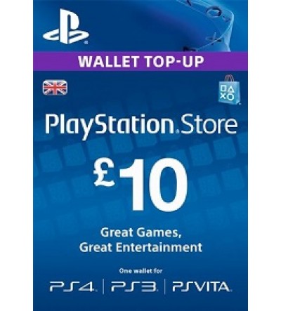 PlayStation Network Card - £10 UK   
