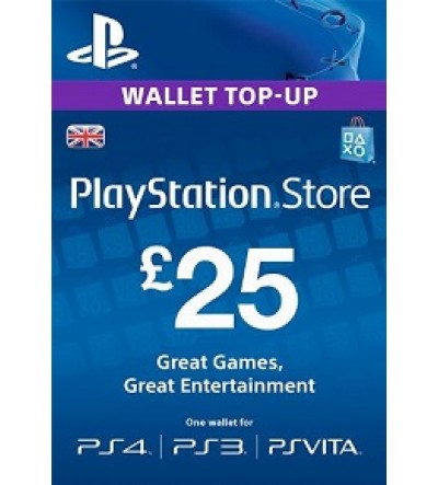 PlayStation Network Card - £25 UK 
