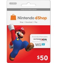 Nintendo E-Shop $50 Card  