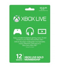 Xbox Live Gold Membership 12 Months 